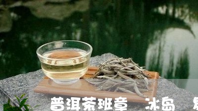 普洱茶班章 冰岛 易武/2023050474027